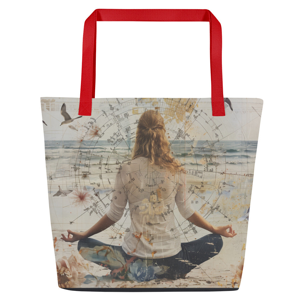 Meditation By The Sea - Beach Bag #1