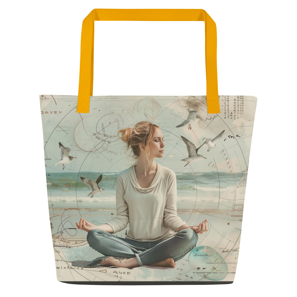 Meditation By The Sea - Beach Bag #2