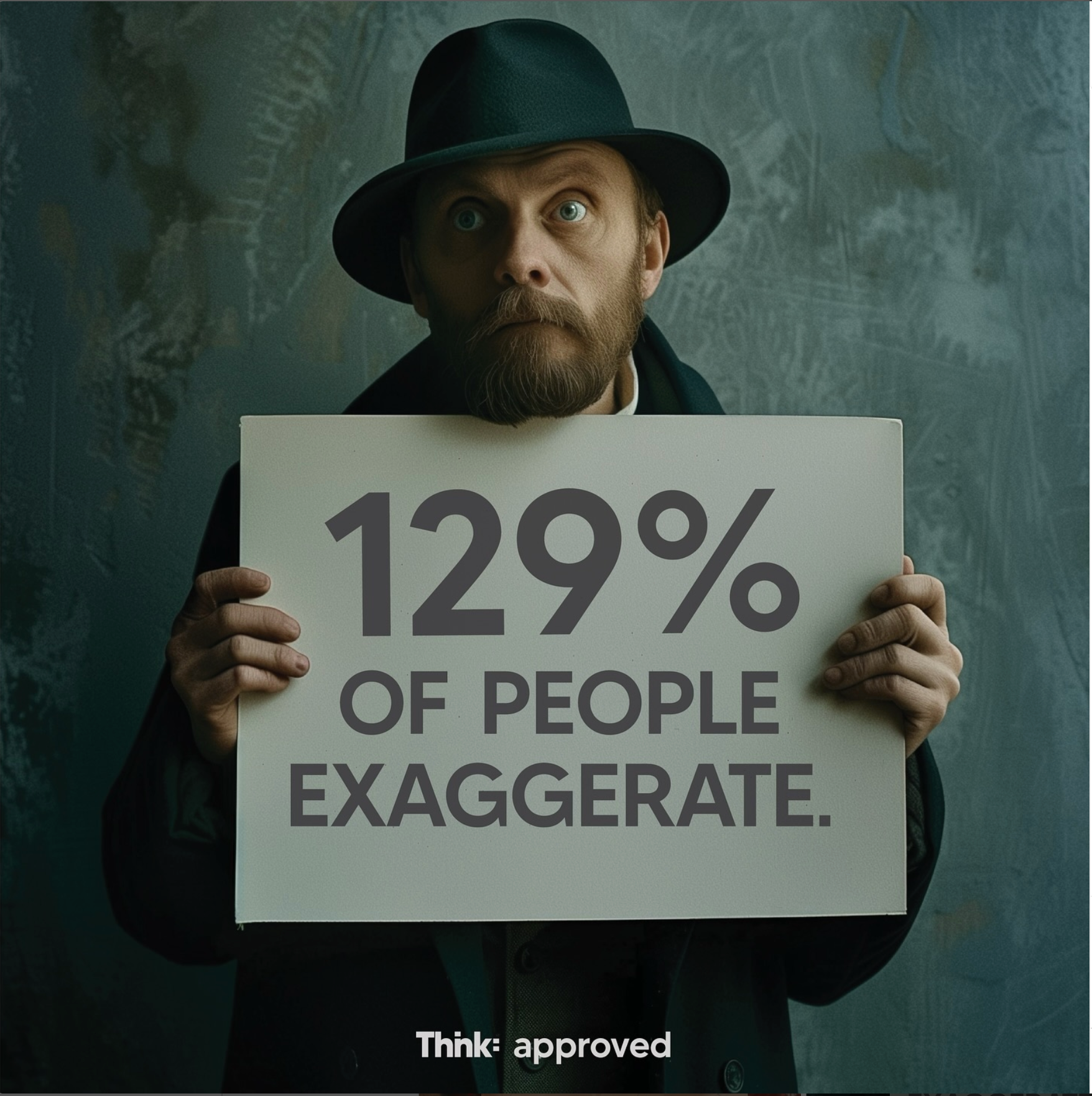 129% Of People Exaggerate.