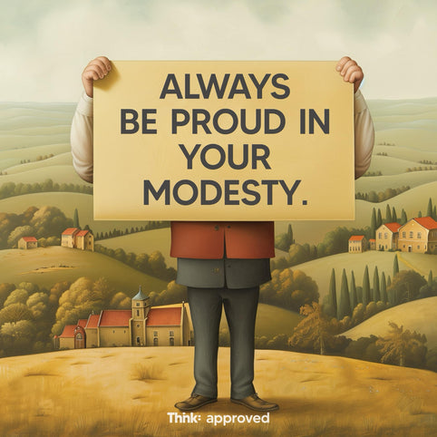 Always Be Proud in Your Modesty