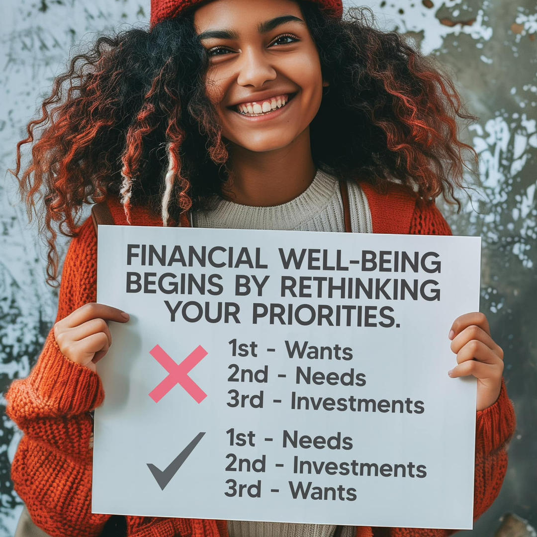 Financial Well-Being Begins By Rethinking Your Priorities.