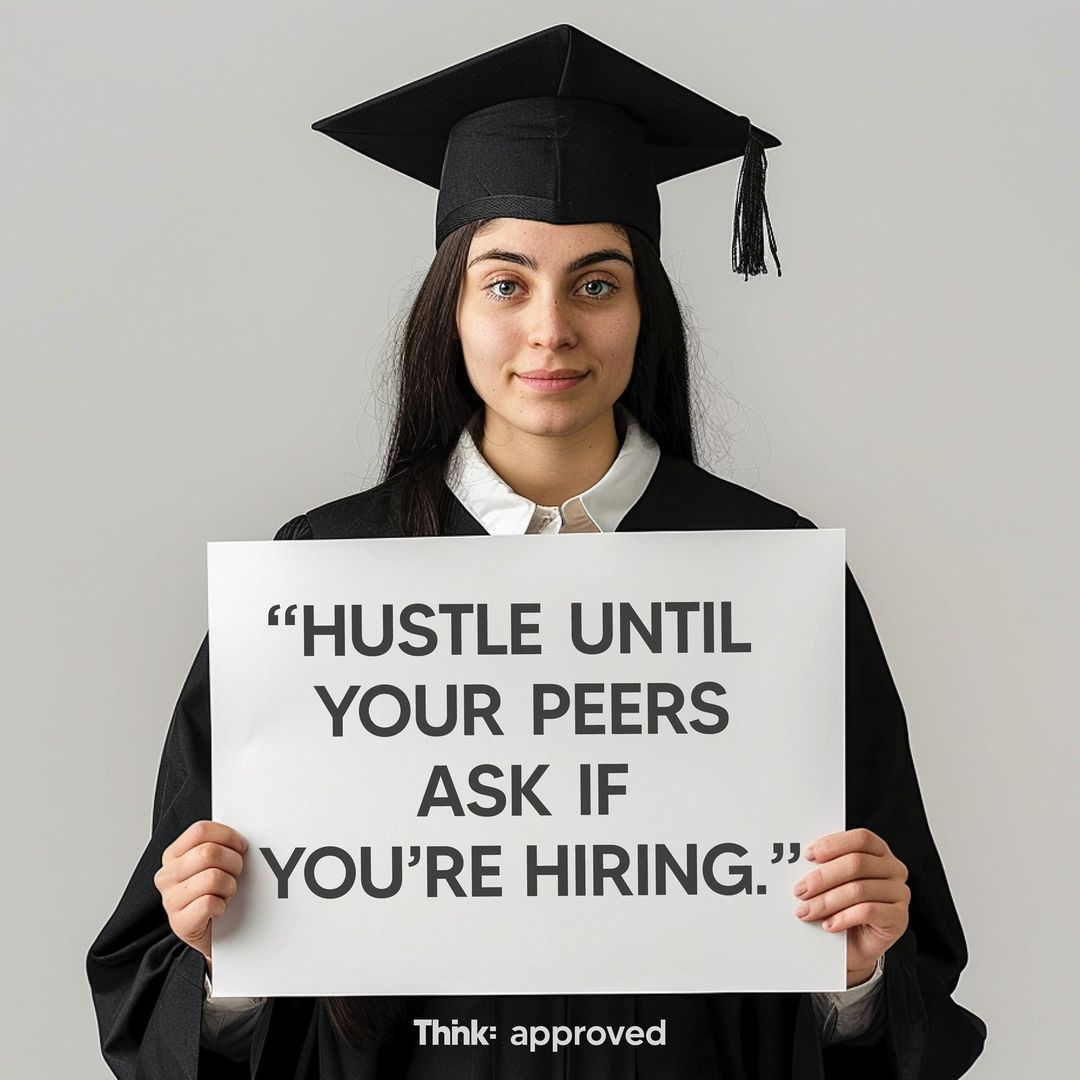 “Hustle Until Your Peers Ask If You Are Hiring.”