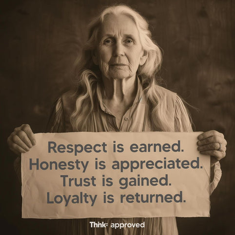 Respect Is Earned. Honesty Is Appreciated. Trust Is Gained. Loyalty Is Returned.