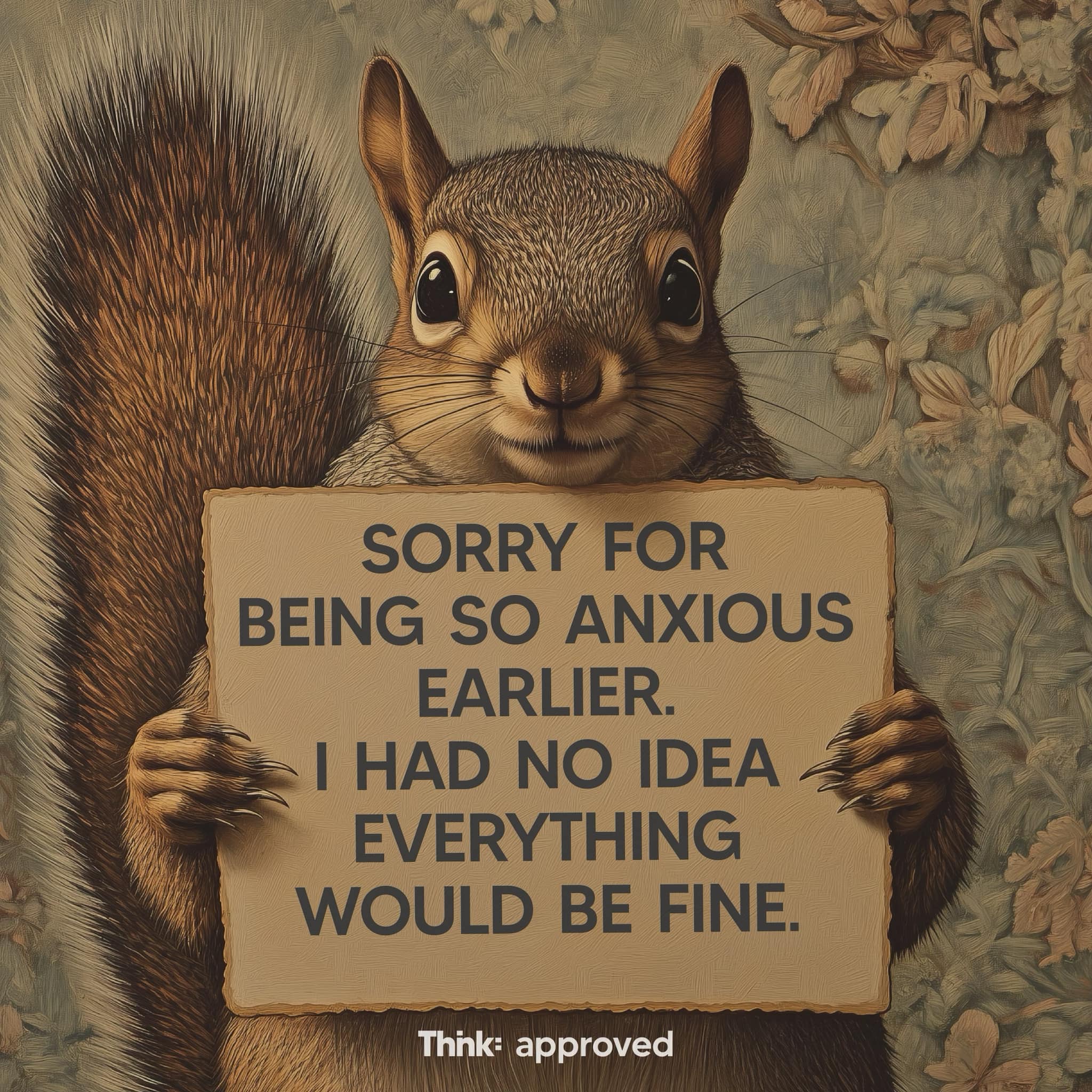 Sorry For Being So Anxious Earlier. I Had No Idea Everything Would Be Fine.