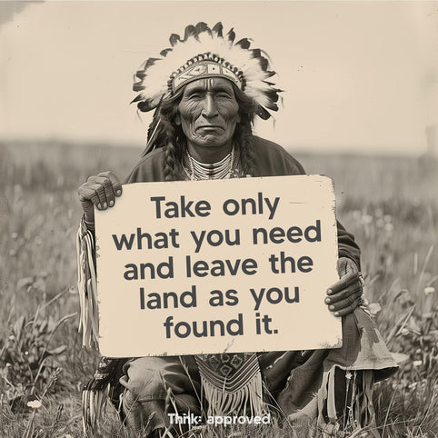 Take Only What You Need And Leave The Land As You Found It