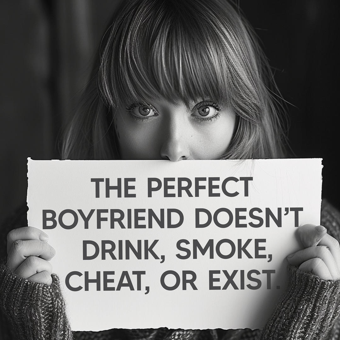 The Perfect Boyfriend Doesn’t Drink, Smoke, Cheat, or Exist.