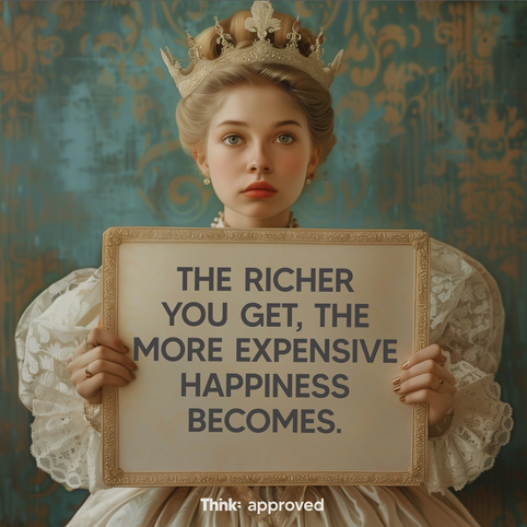 The Richer You Get, The More Expensive Happiness Becomes