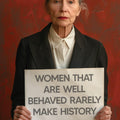 Women That Are Well Behaved Rarely Make History