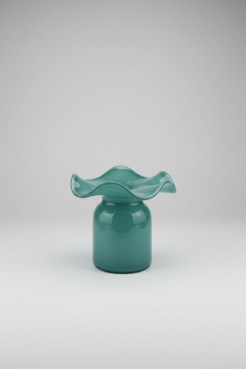 Terraglassworks Ruffle Bud Vase