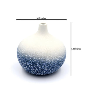 AFT Blue & White Congo Tiny L Porcelain Bud Vase