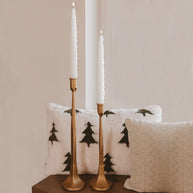 Sweet Water Decor - Cream Tree Taper Candles