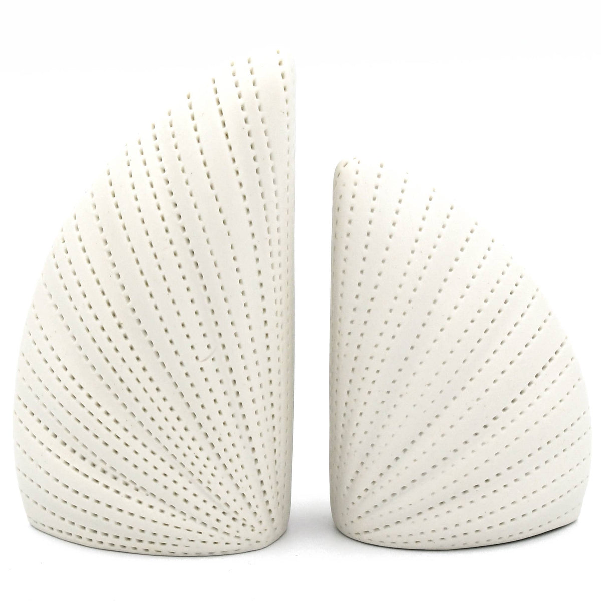 Art Floral Trading White Dotted Porcelain Salt and Pepper Shaker Set