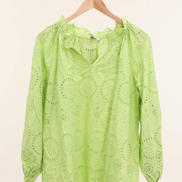 LÈA & LUC Broderie Anglaise 100% Cotton Blouse