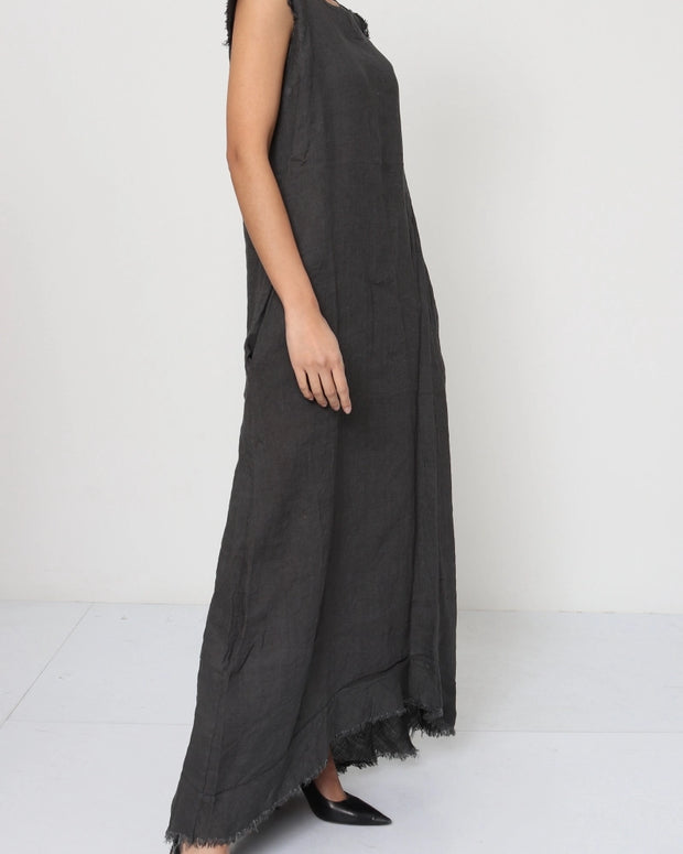 LÉA & LUC - Long Sleeveless Linen Dress