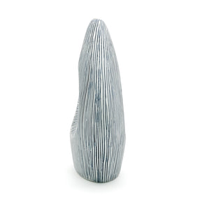 AFT Blue Striped Spezia Mini M-Handcrafted Porcelain Bud Vase