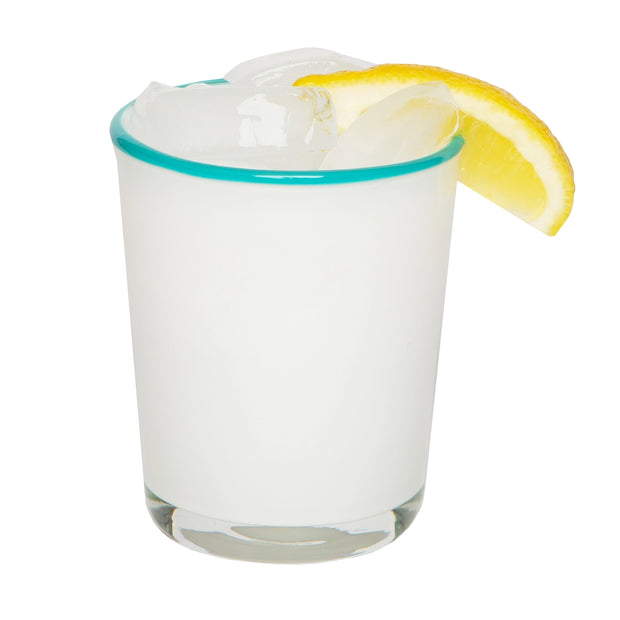 Caravan Home - White Summer Glass Tumblers (15 oz)