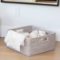 Artifacts Trading Company Rattan Square Storage Basket