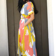 Dolma - Brigitte Abstract Print Dress