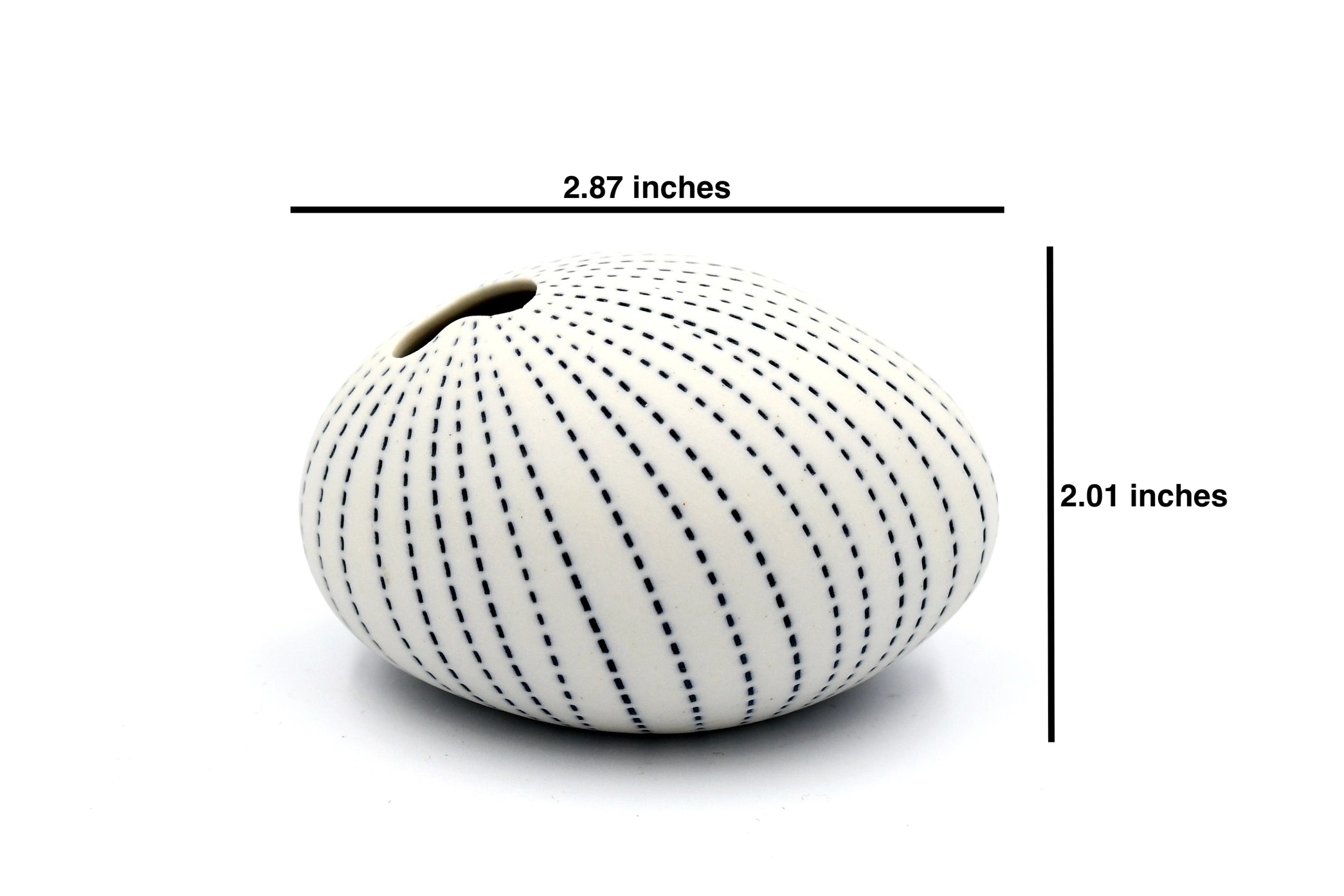AFT Blue Dotted Pebble Mini S-Handcrafted Porcelain Bud Vase
