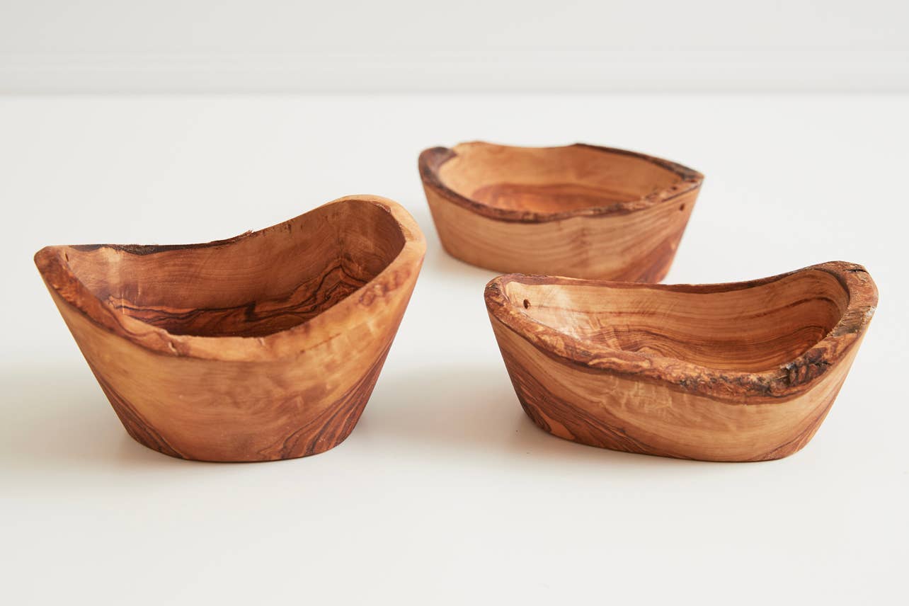 Verve Culture Italian Olivewood Small Serving Bowl