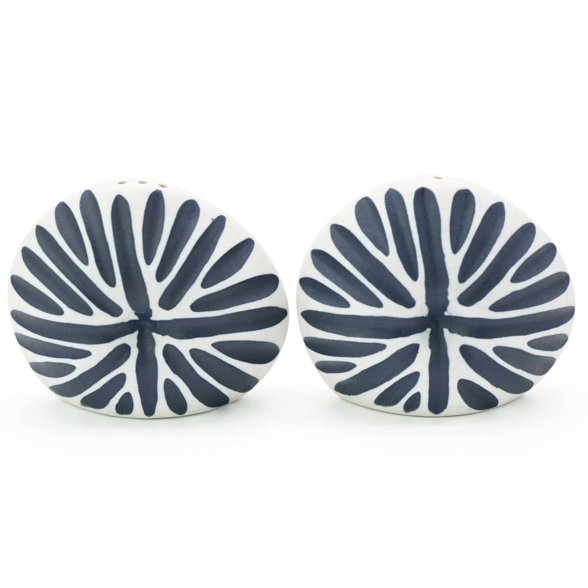 Art Floral Trading Diva Blue Porcelain Salt and Pepper Shaker Set