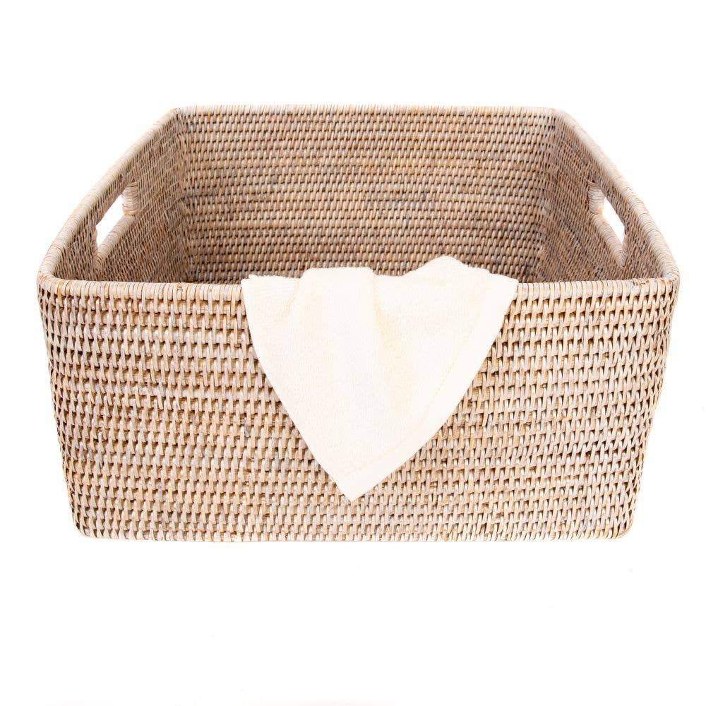 Artifacts Trading Company Rattan Square Storage Basket