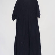LÉA & LUC Flowing V-Neck Linen Maxi Dress