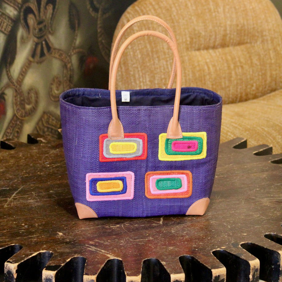 Gitzell Fair Trade Madagascar Abstract Tote Bag