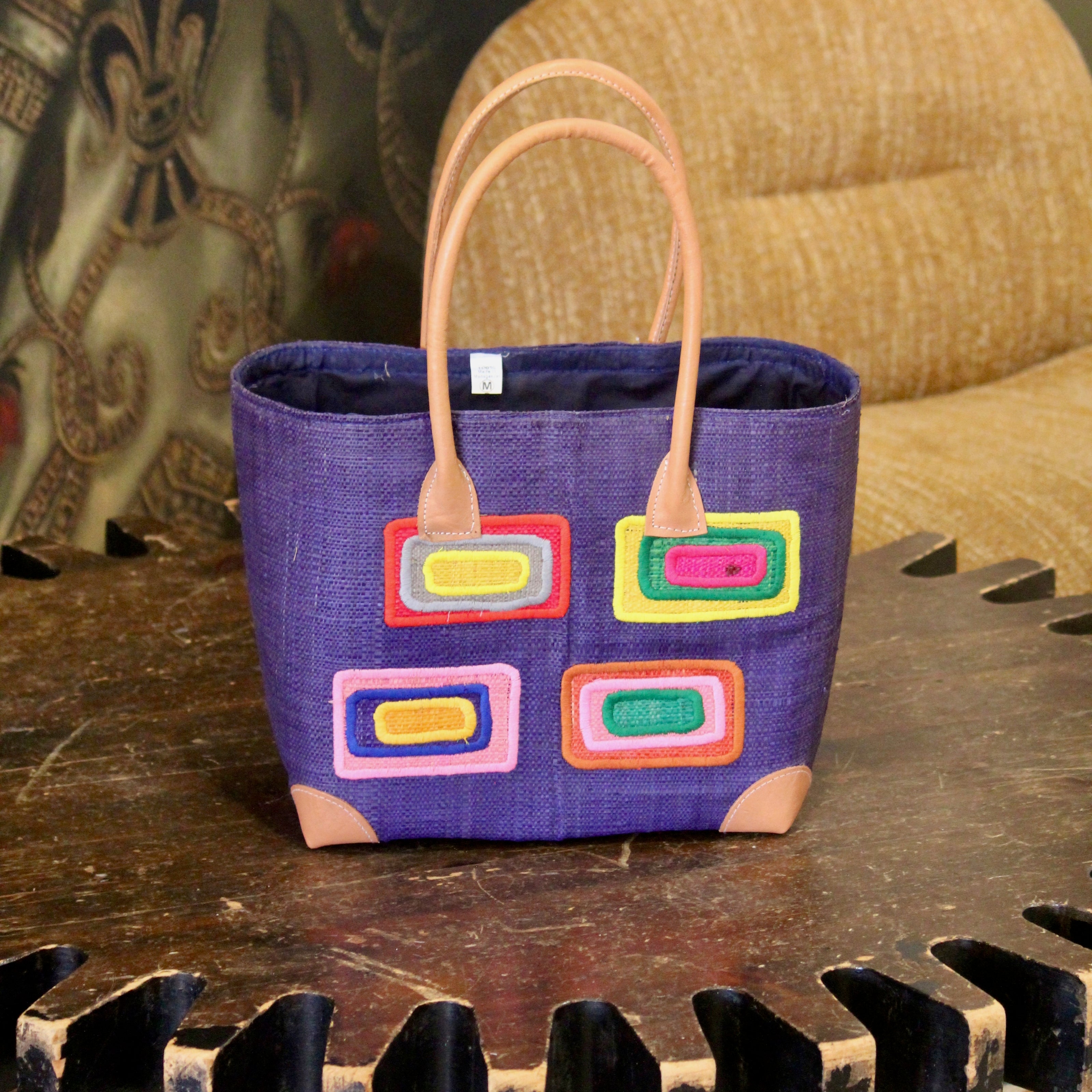 Gitzell Fair Trade Madagascar Abstract Tote Bag
