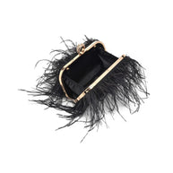 Harlow Feather Evening Bag