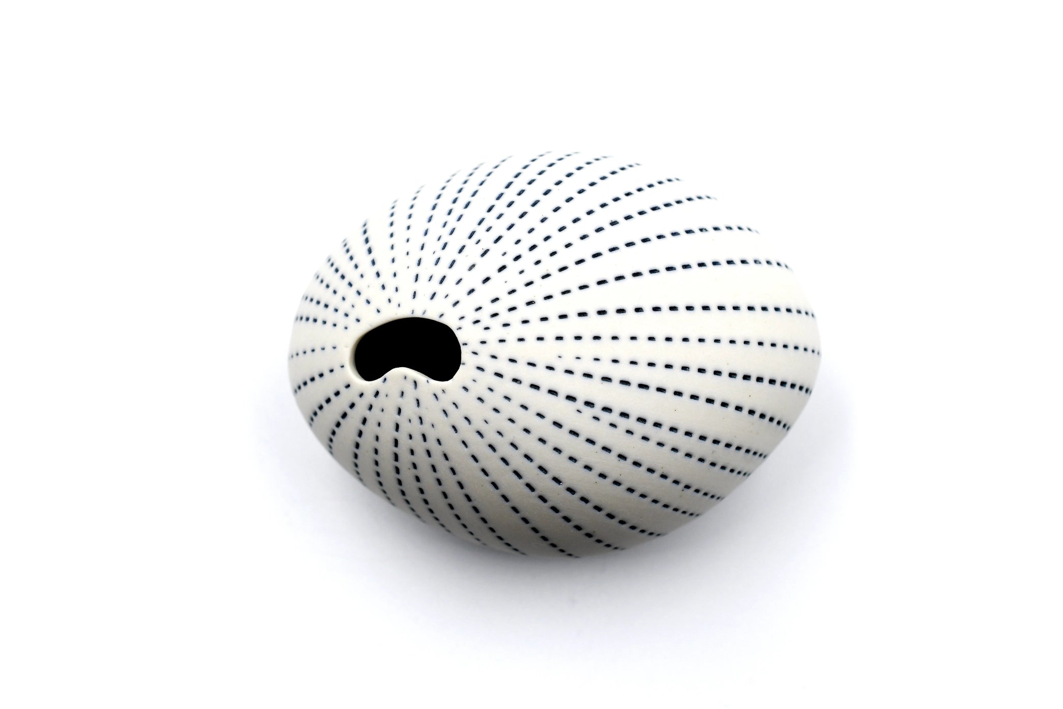 AFT Blue Dotted Pebble Mini S-Handcrafted Porcelain Bud Vase