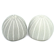 Art Floral Trading Grey Pebble Porcelain Salt and Pepper Shaker Set