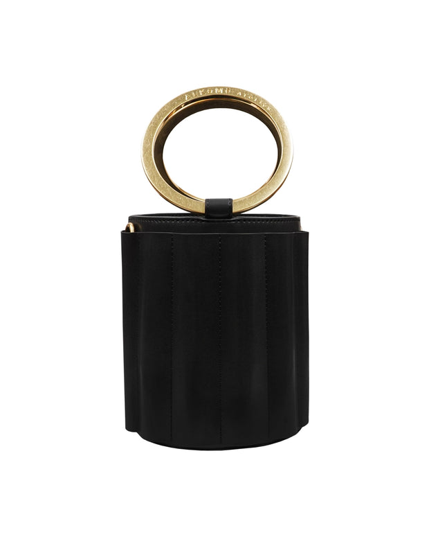 Water Metal Handle Small Bucket Bag