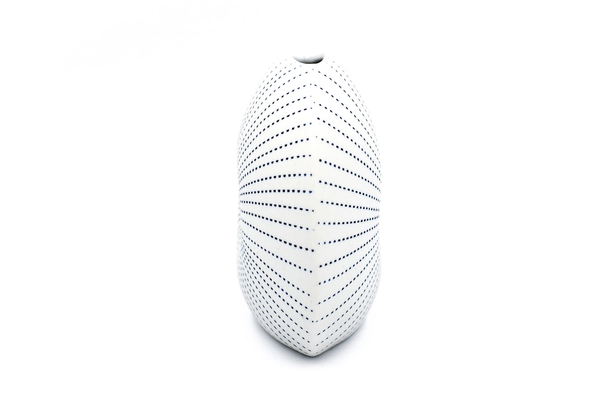 AFT Spotted Diva Round Mini S-Handcrafted Porcelain Bud Vase