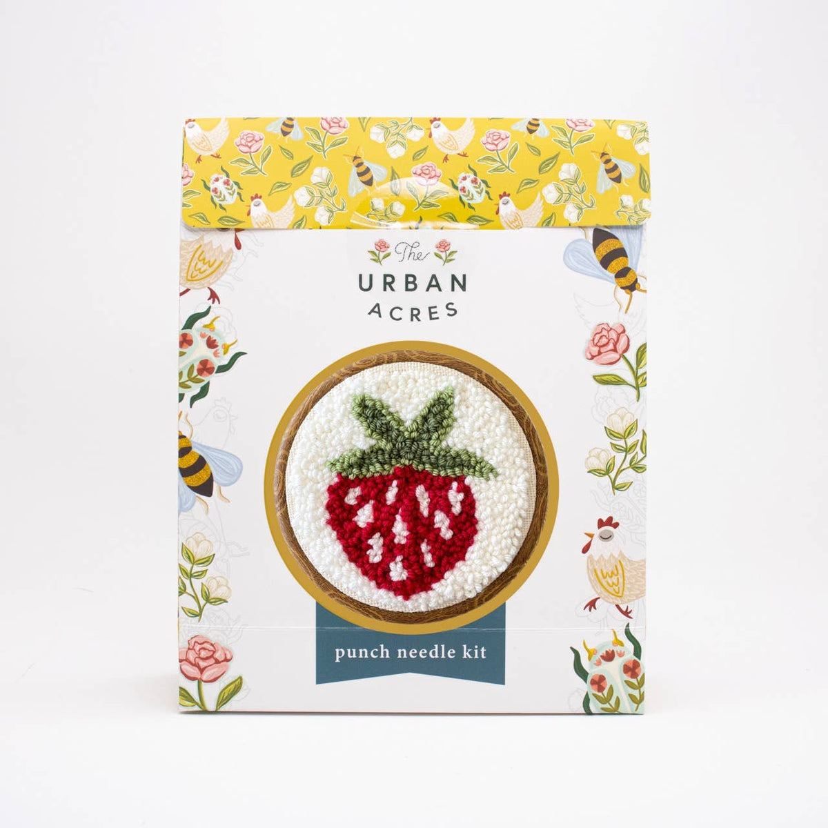 The Urban Acres Strawberry Punch Needle Kit