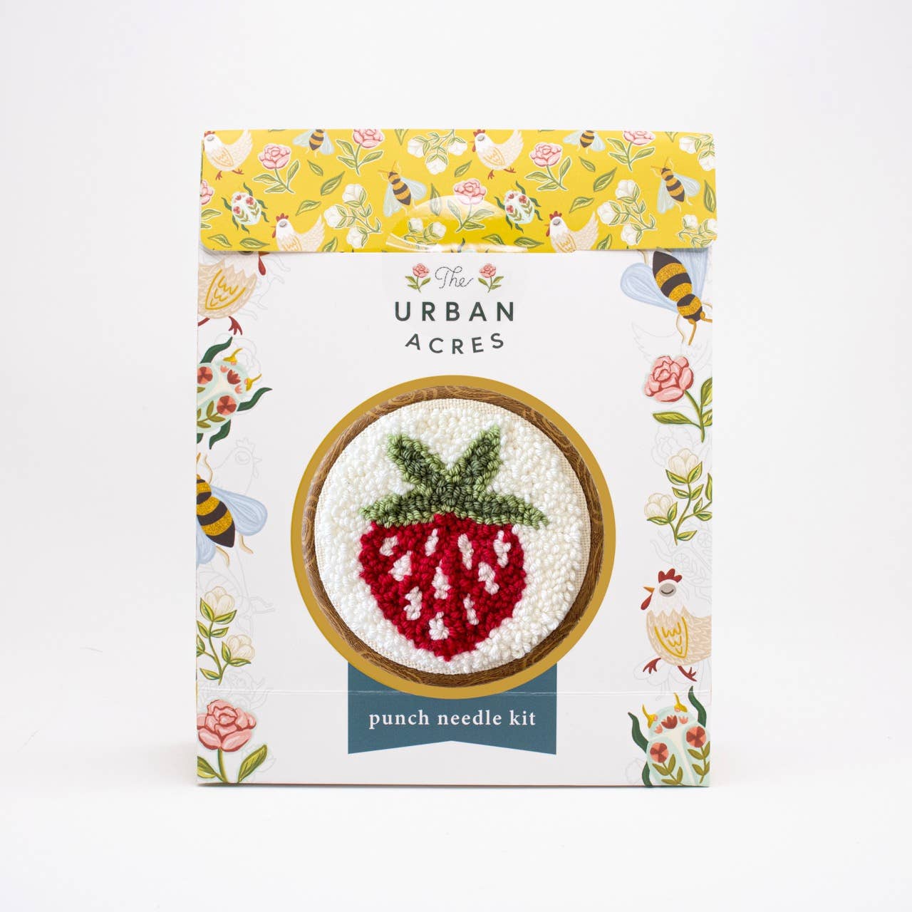 The Urban Acres Strawberry Punch Needle Kit