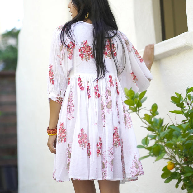 Dolma Raya Block Printed Mini Dress