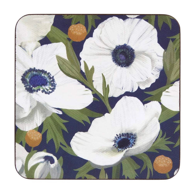 RockPaperFlower - Coasters, Set of Four