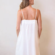 Scarlett White Cotton Nightgown