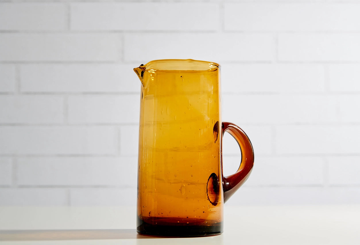 Verve Culture - Moroccan Cone Jug - Amber