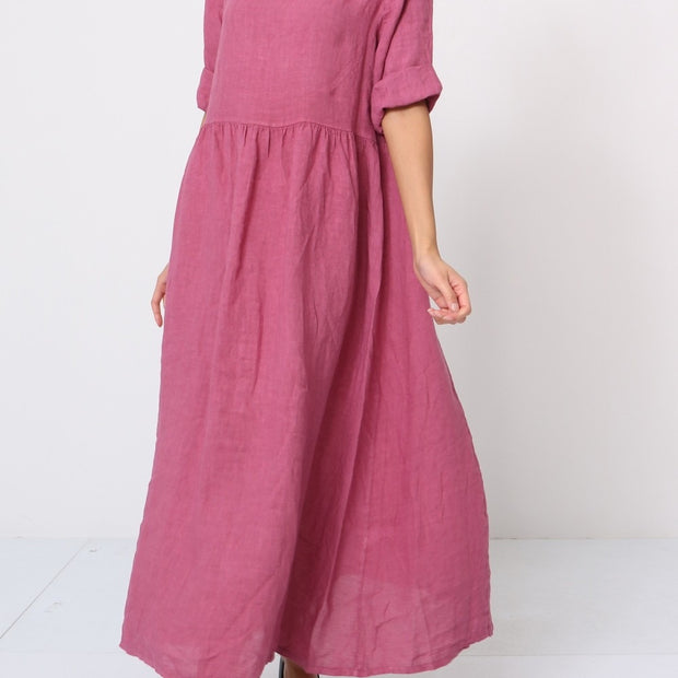 LÉA & LUC Scoop Neck Long Dress