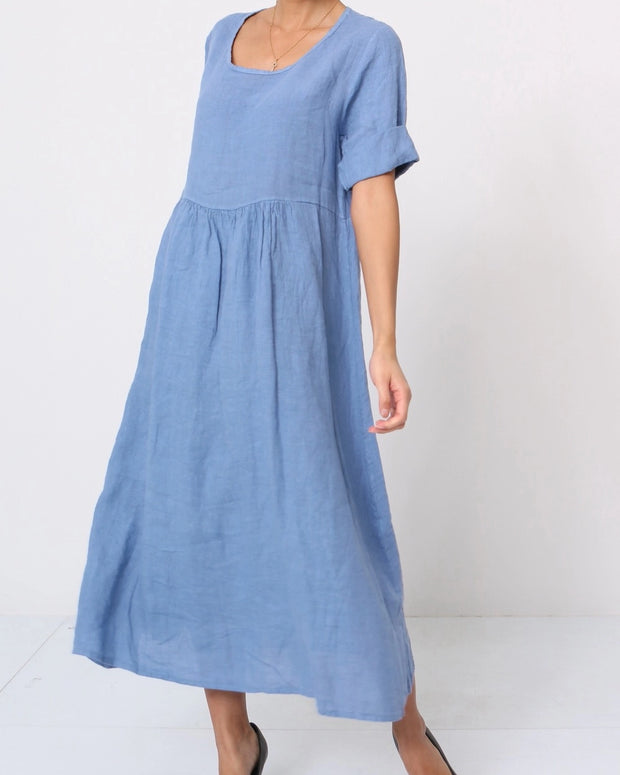 LÉA & LUC Scoop Neck Long Dress