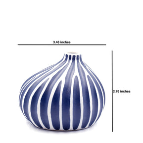 AFT Blue Gugu Pim Small Porcelain Bud Vase