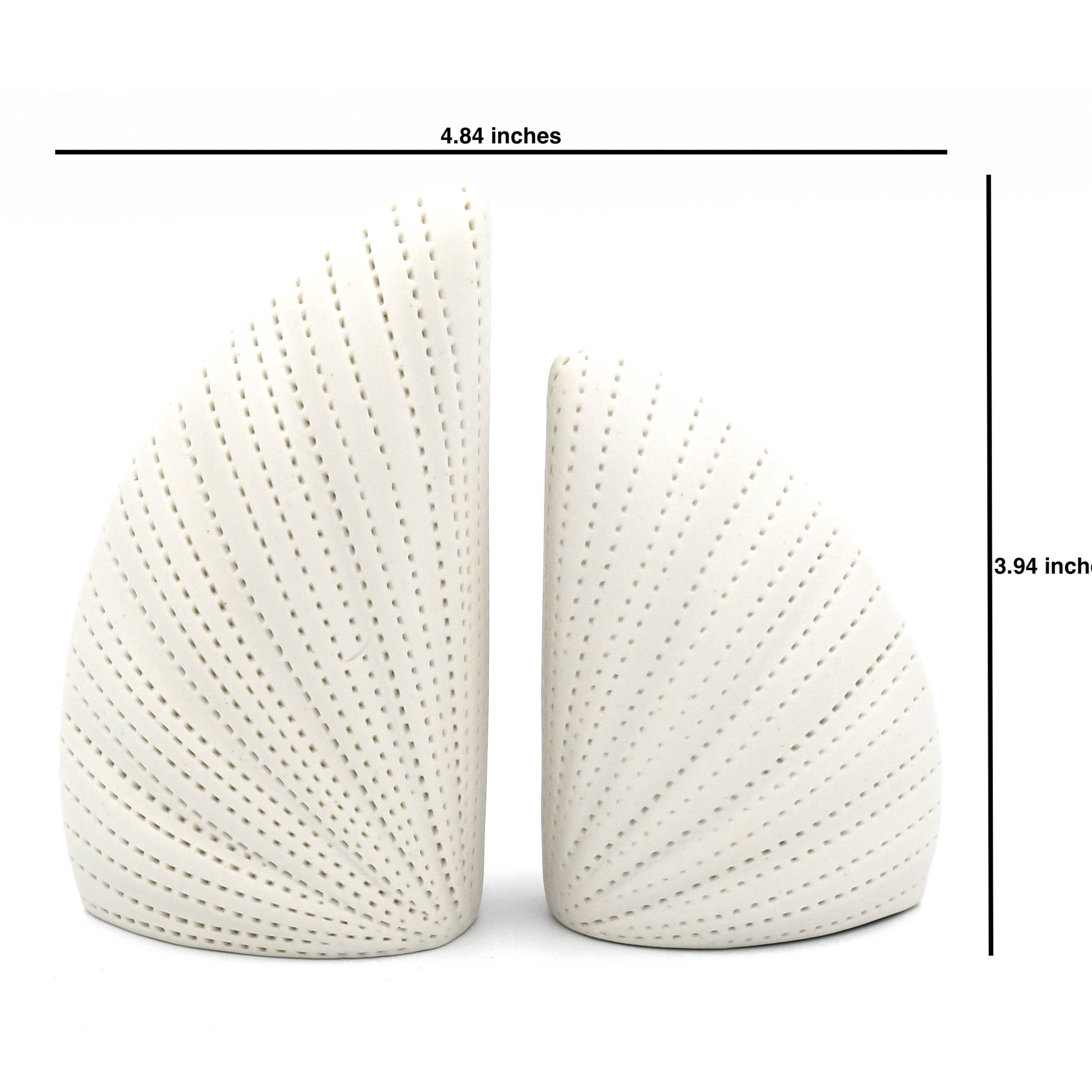 Art Floral Trading White Dotted Porcelain Salt and Pepper Shaker Set