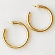 Ellison + Young Upper Class Taste Hoop Earrings
