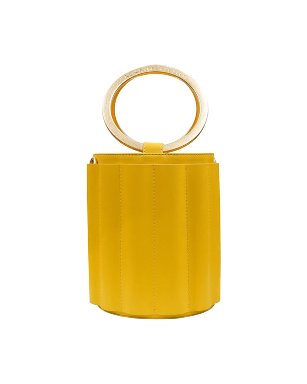 Water Metal Handle Small Bucket Bag
