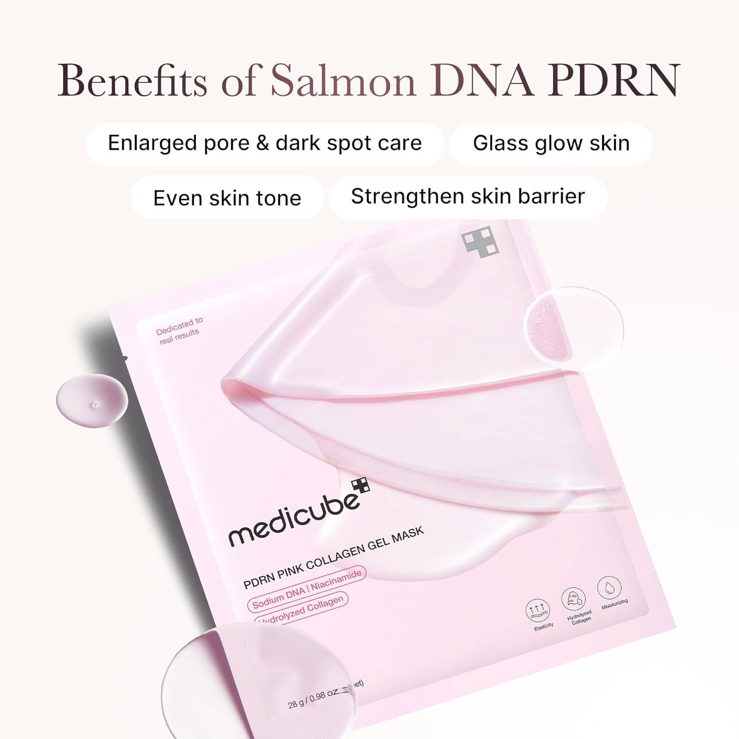 Medicube PDRN Pink Collagen Gel Mask (Box of 4)