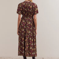 Raglan Sleeve Tier Max Dress
