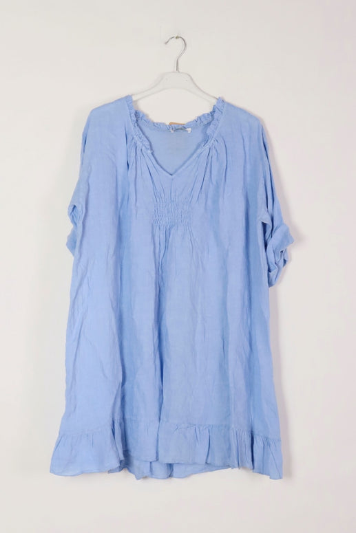 LÉA & LUC Short Linen Dress