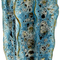 Luffa Tall Vase- Sea Blue